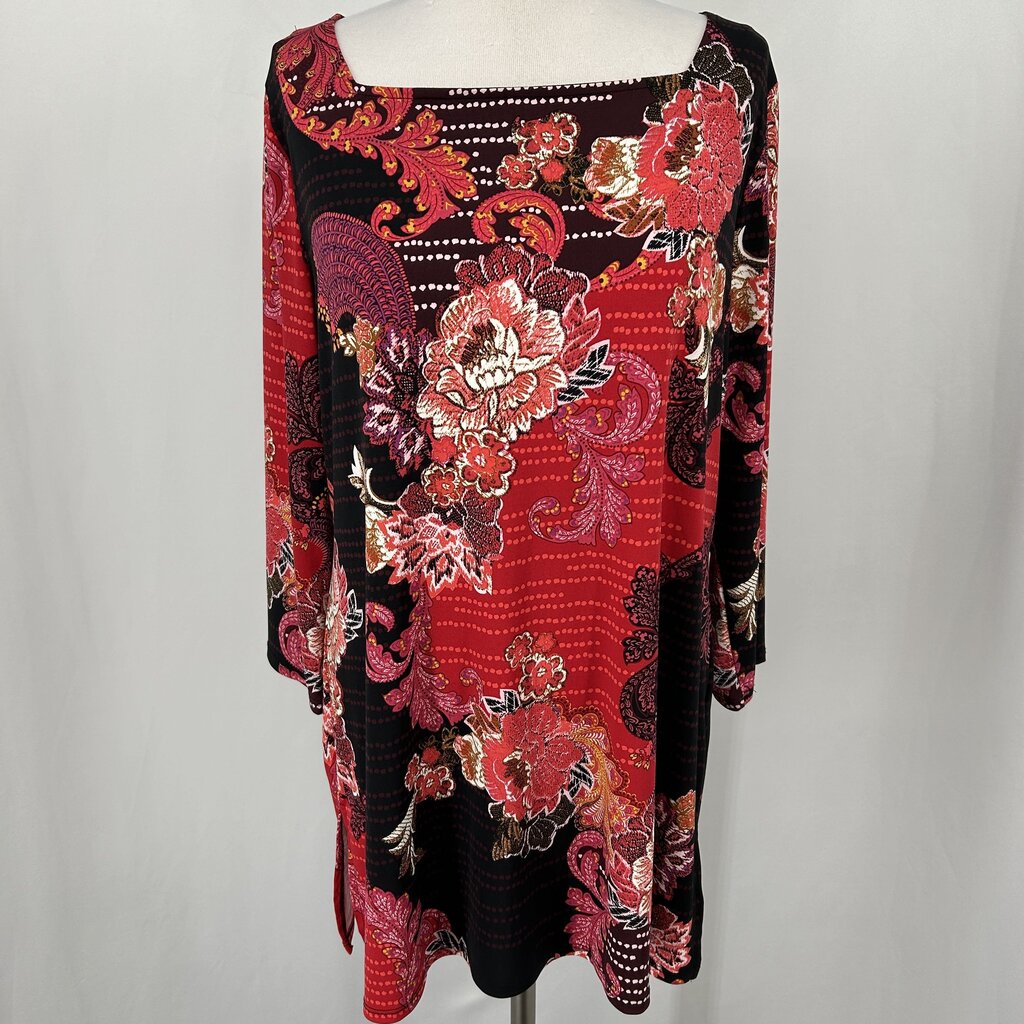 JM Collection L/s Floral Dress