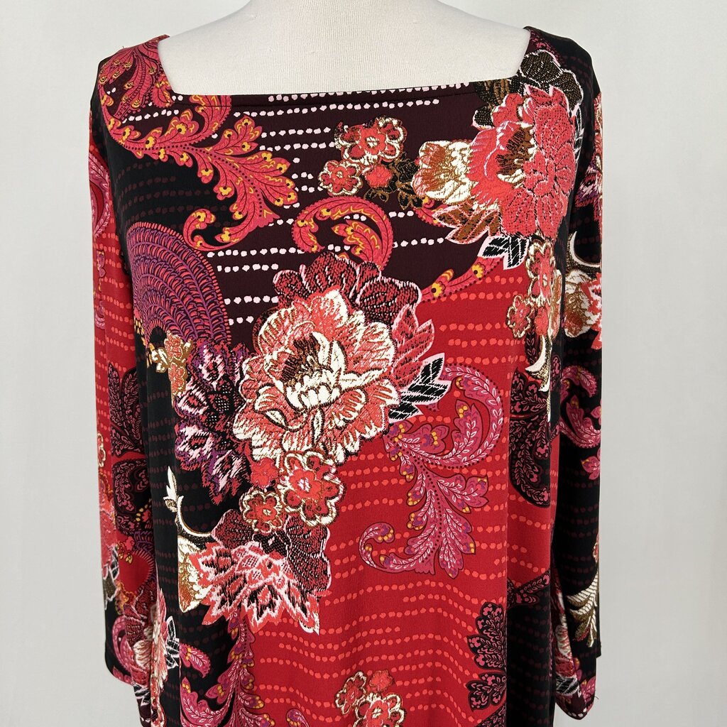 JM Collection L/s Floral Dress