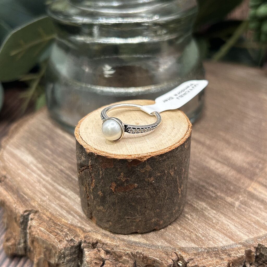 Pandora Sterling Pearl Ring