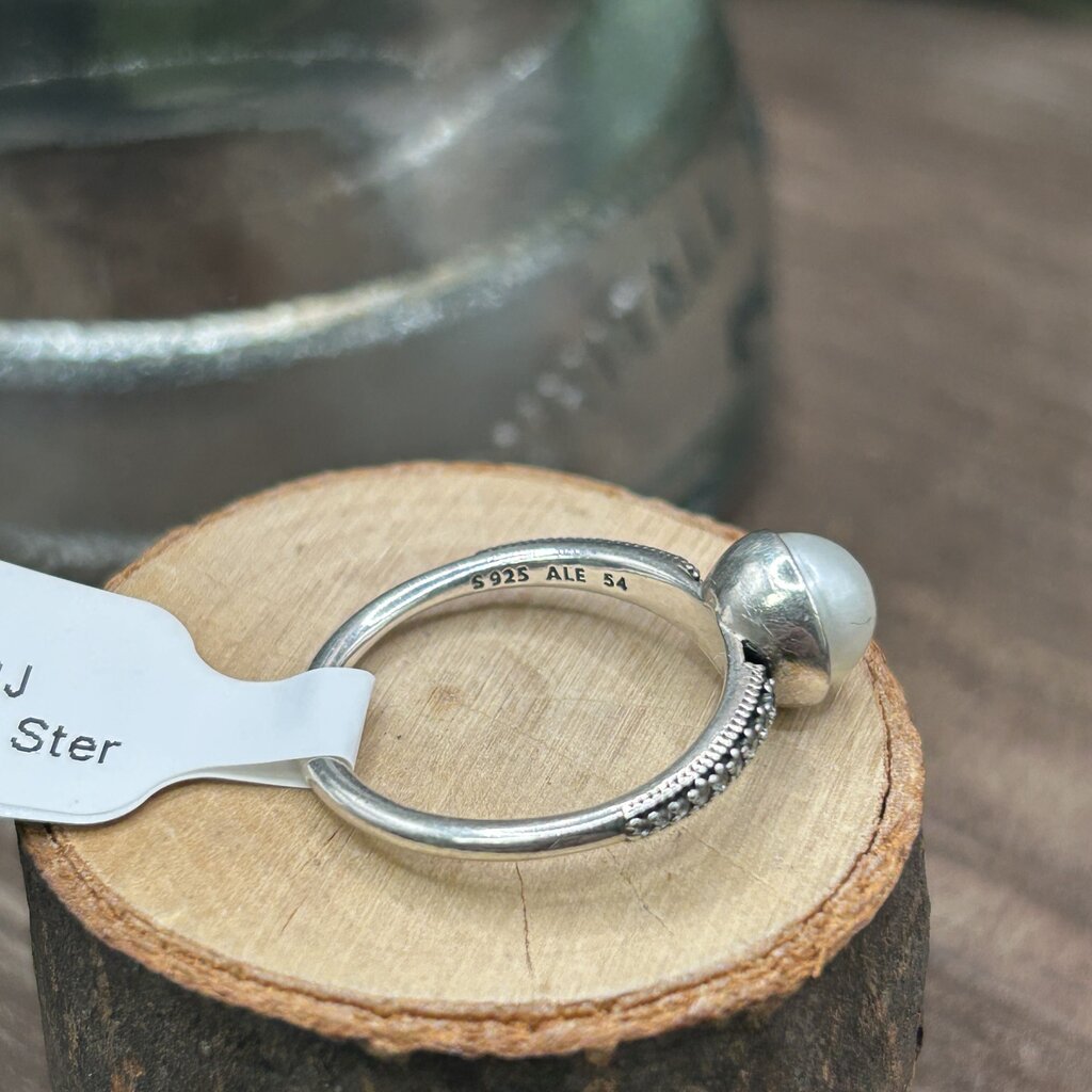 Pandora Sterling Pearl Ring