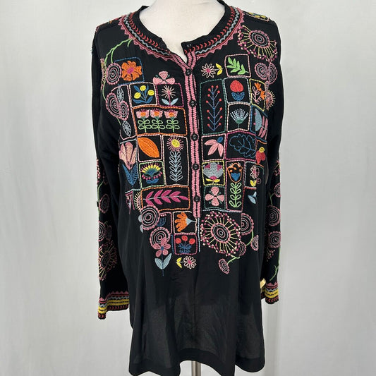 Johnny Was Embrodiered Shirt