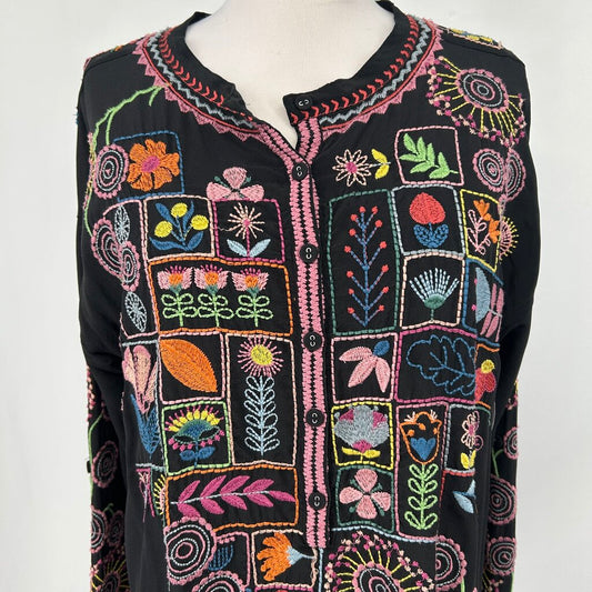 Johnny Was Embrodiered Shirt