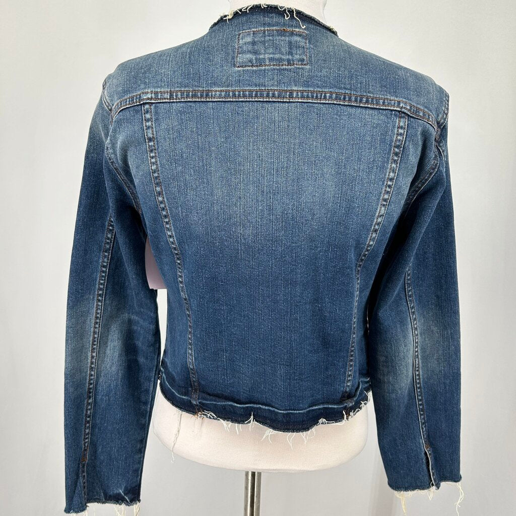 Loft Distressed Denim Jacket