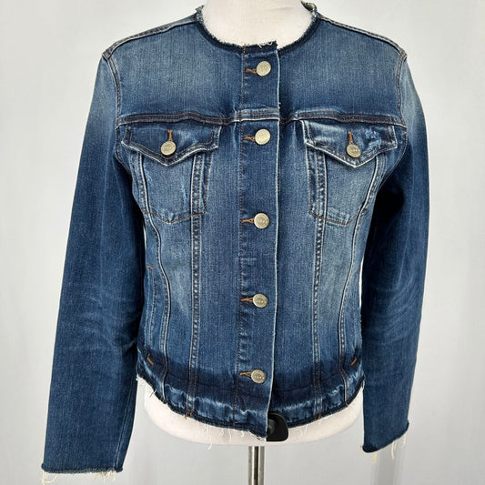 Loft Distressed Denim Jacket