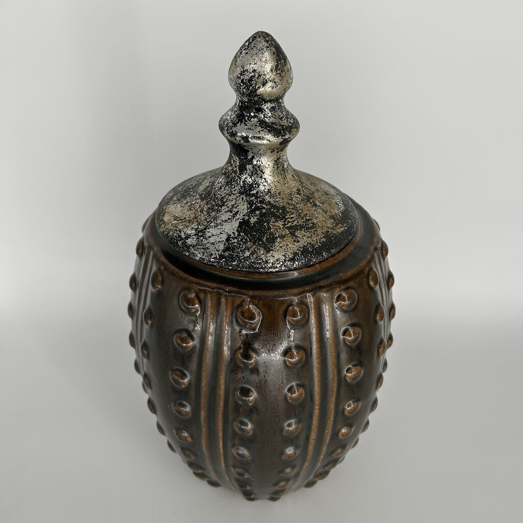 Hobnail Lidded Canister