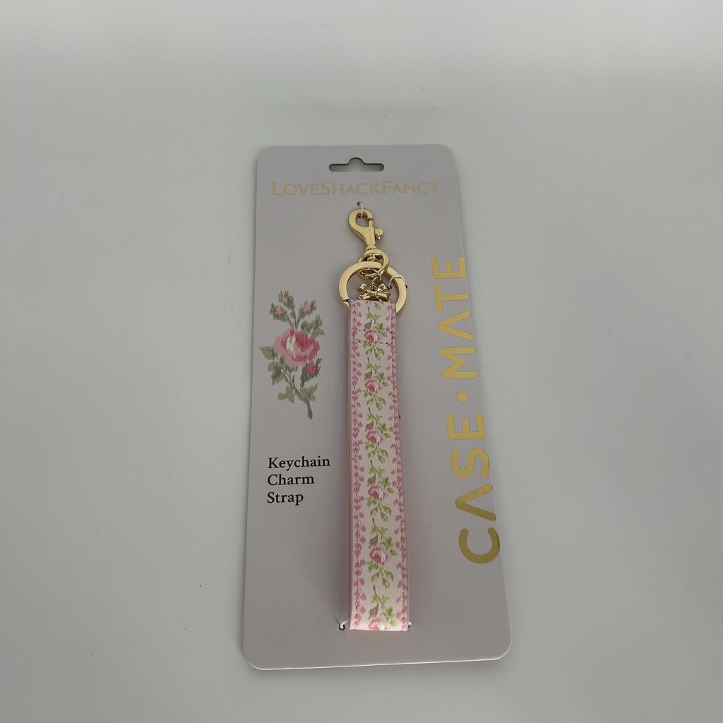 Floral Keychain Charm Strap