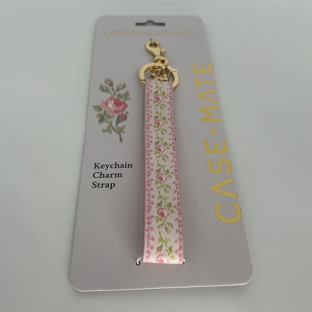 Floral Keychain Charm Strap