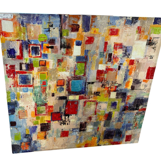 Color Block Modern Canvas Artwork