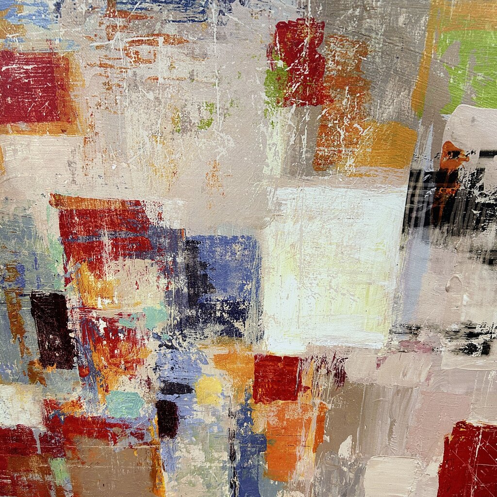 Color Block Modern Canvas Artwork