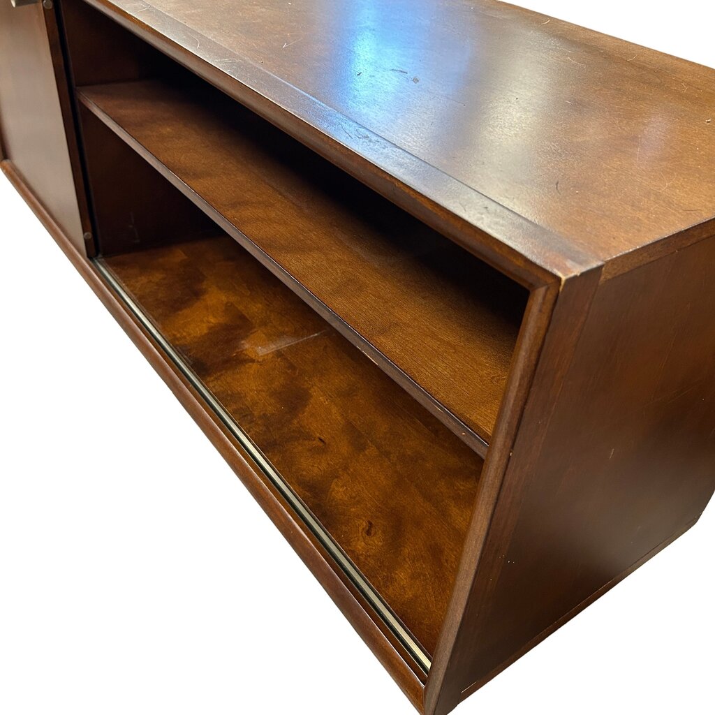 Media/TV Stand with Shelves & Sliding Door AS IS