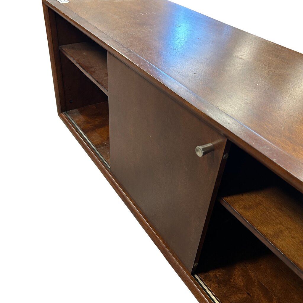Media/TV Stand with Shelves & Sliding Door AS IS