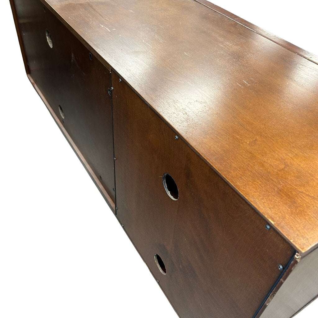 Media/TV Stand with Shelves & Sliding Door AS IS