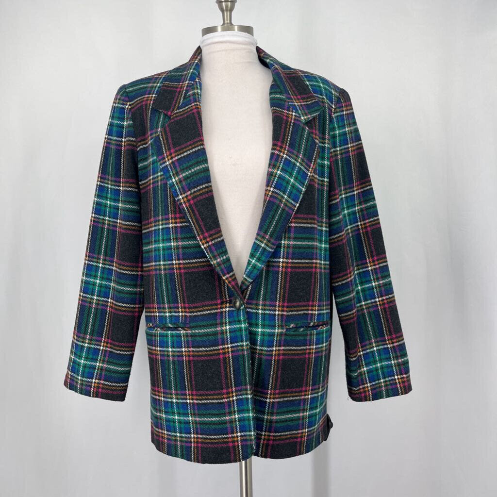 Enticements Plaid Jacket