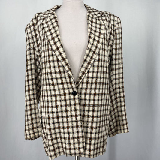 Plaid Blazer