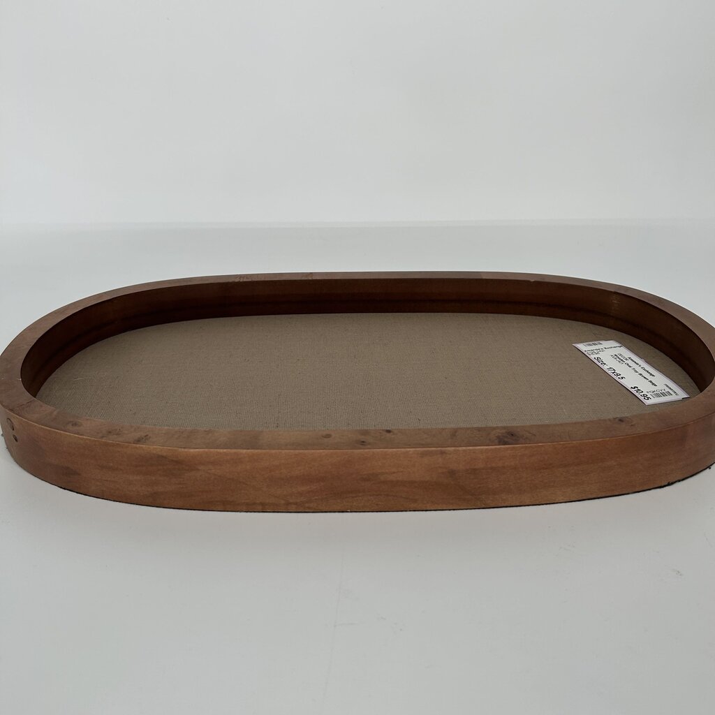Wooden Oval Tray
