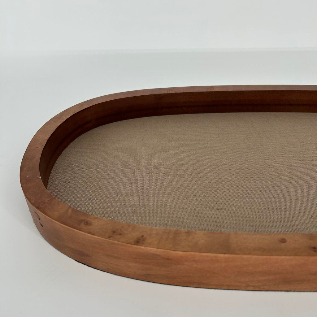 Wooden Oval Tray