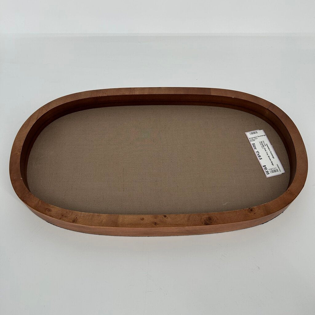 Wooden Oval Tray