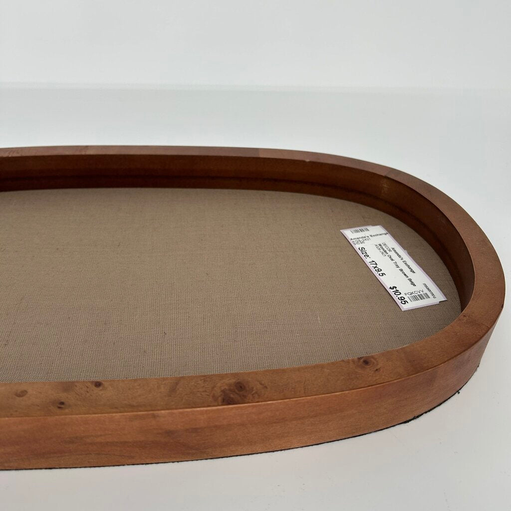 Wooden Oval Tray