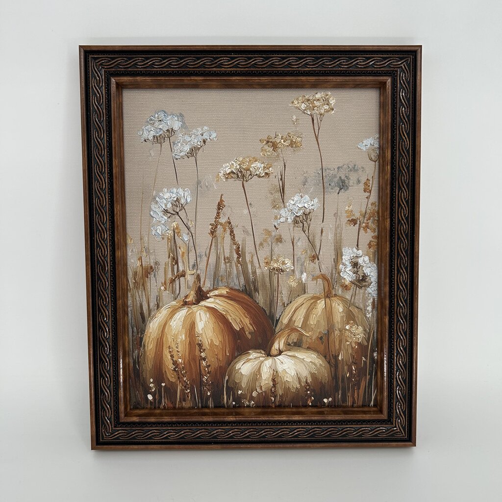 Framed Pumpkin Print