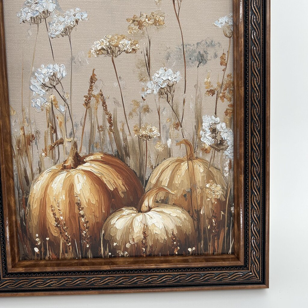 Framed Pumpkin Print
