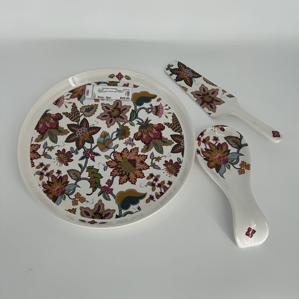 Matilda Jane Floral Cake Platter Set