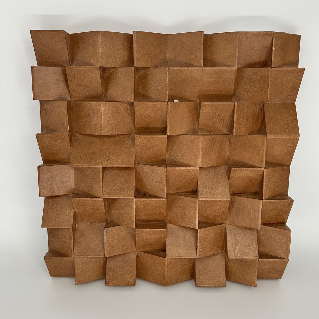 Geometric Textured Wall Hanging