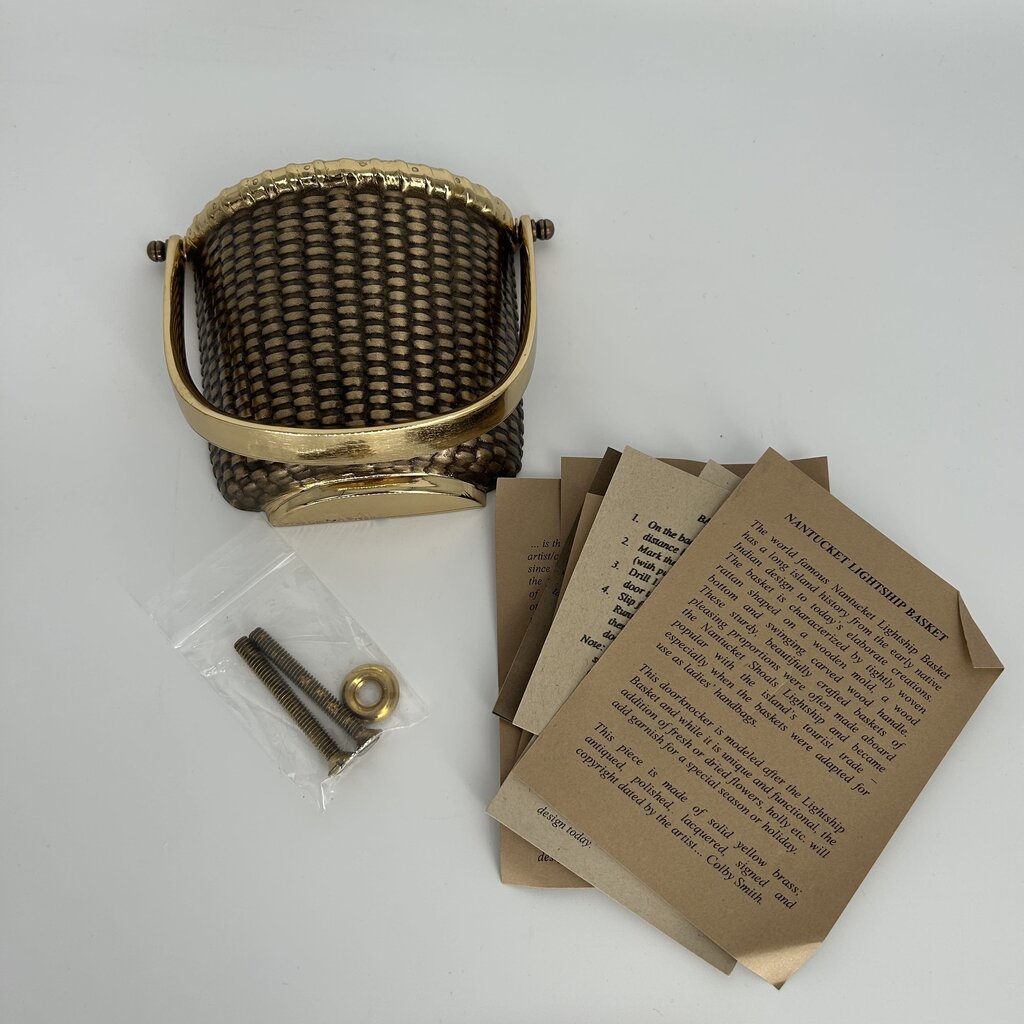 Nantucket Lightship Basket Doorknocker