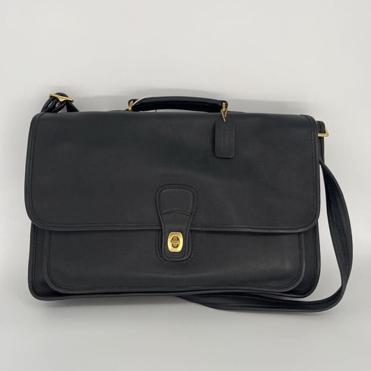 Coach Leather Briefcase w Strap
