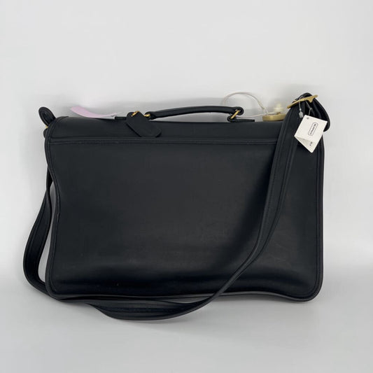 Coach Leather Briefcase w Strap