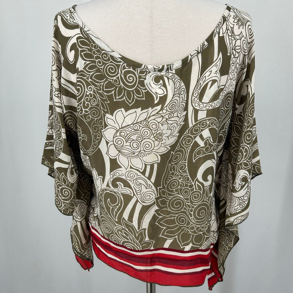 Baizaar L/s Floral Silk Shirt