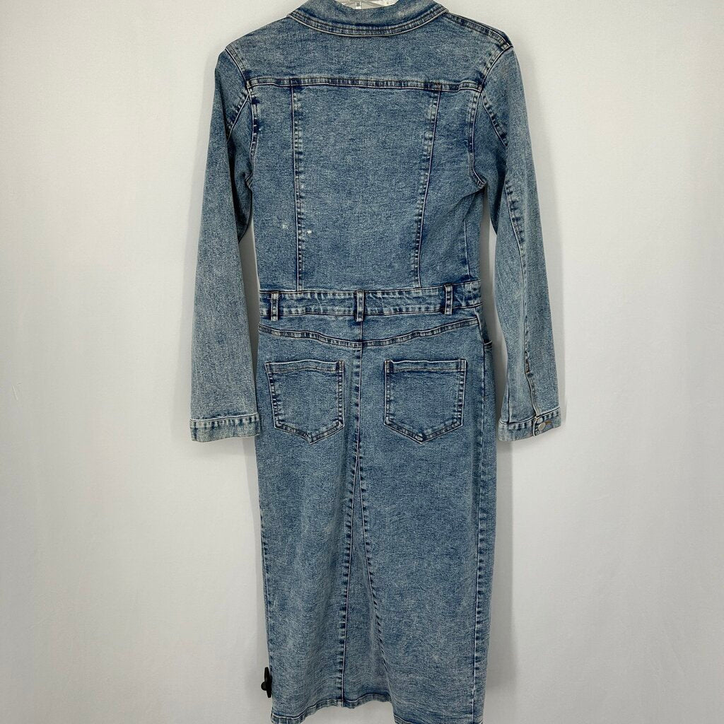 And the Why L/s Denim Dress