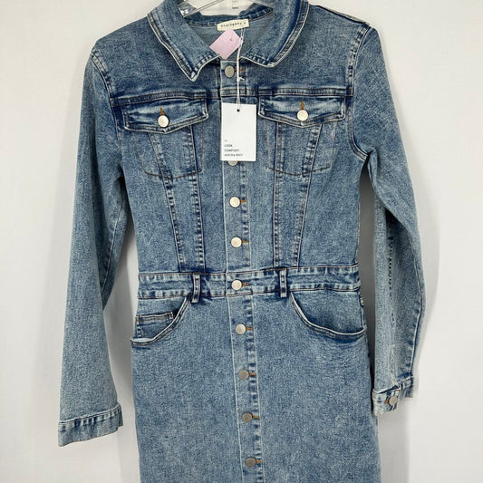 And the Why L/s Denim Dress