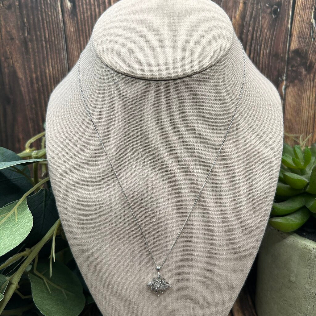 Sterling & Diamond Necklace