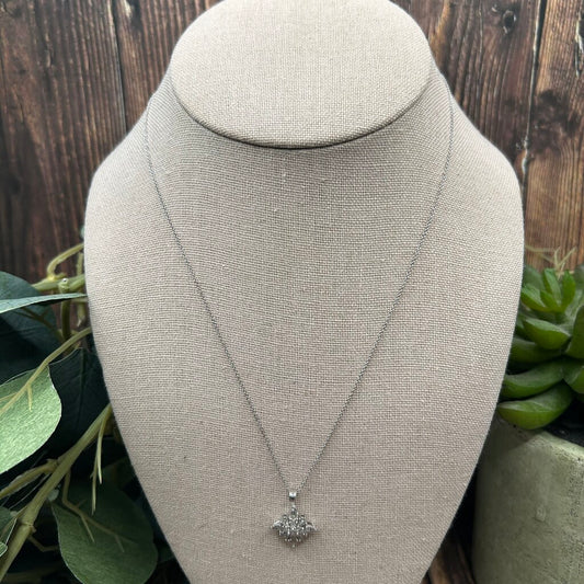 Sterling & Diamond Necklace