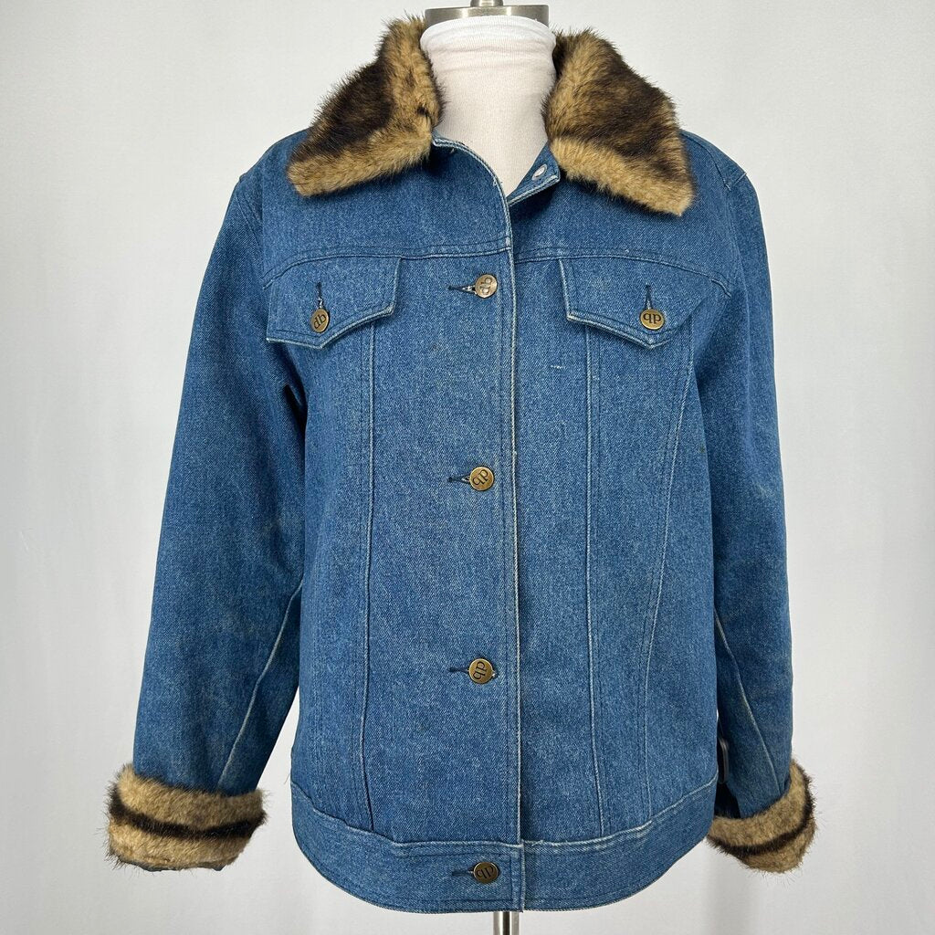 Dennis Basso Faux Trim Jacket
