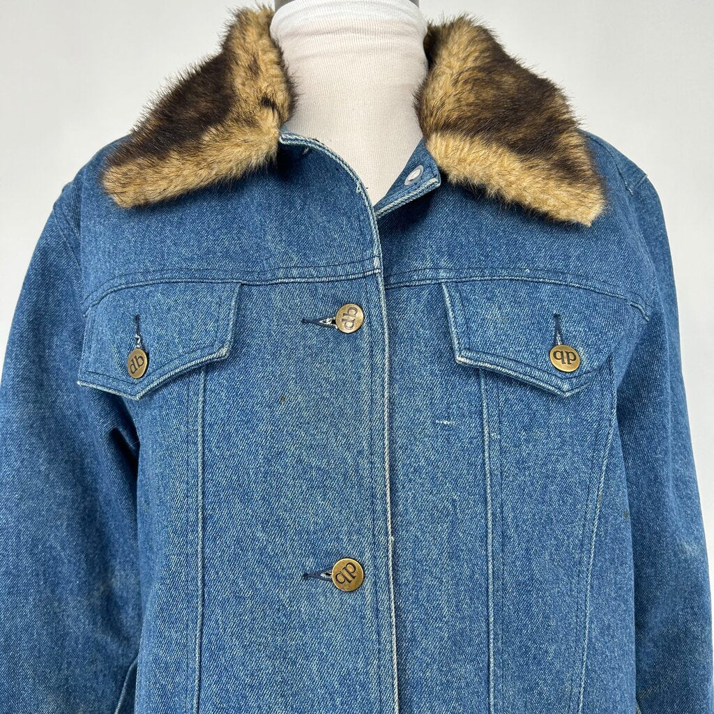 Dennis Basso Faux Trim Jacket