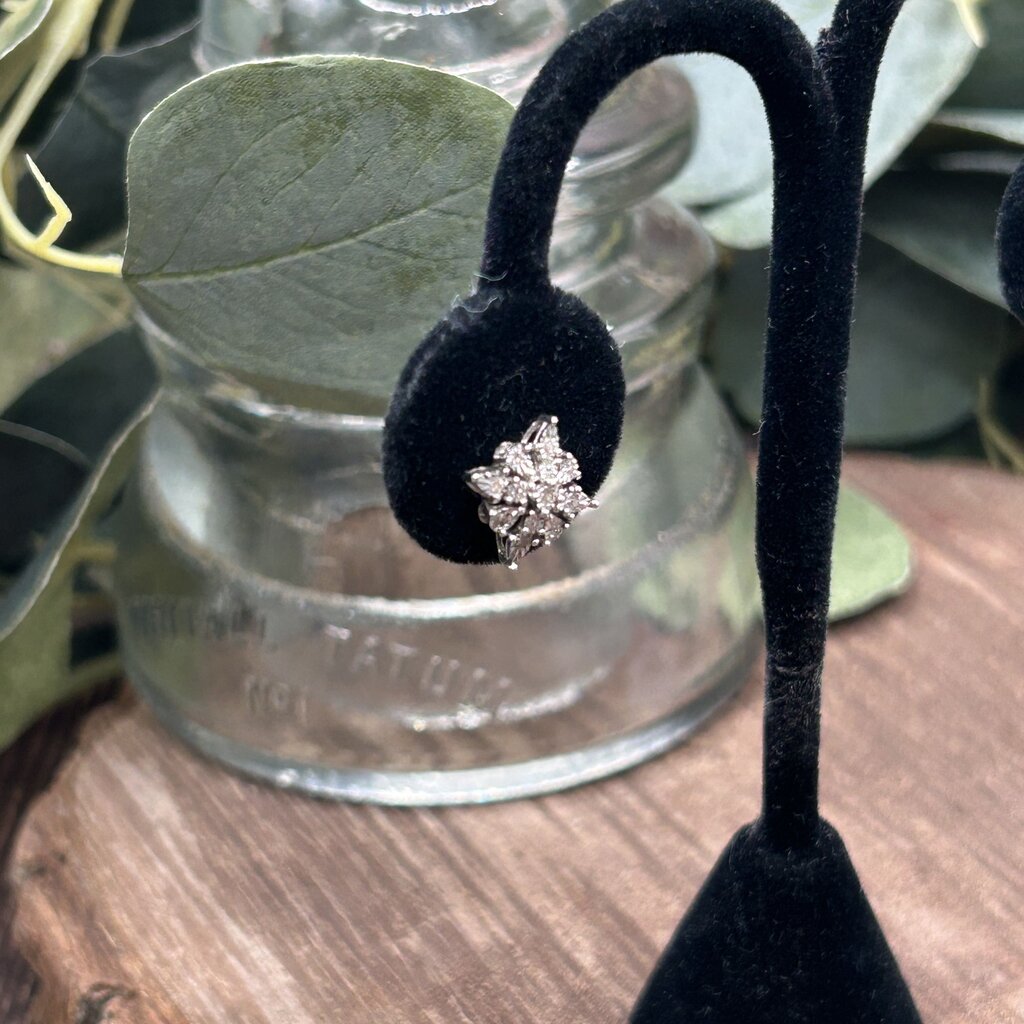 Sterling & Diamond Earrings