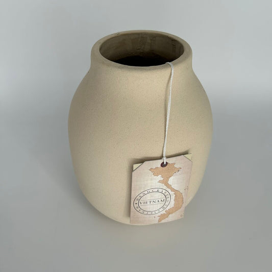 Ceramic Wide Mouth Vase