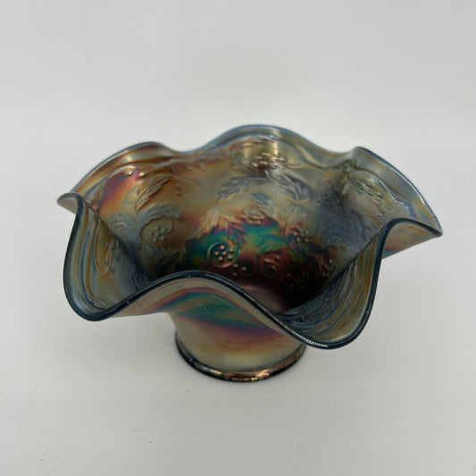 Iridescent Ruffle Trim Bowl