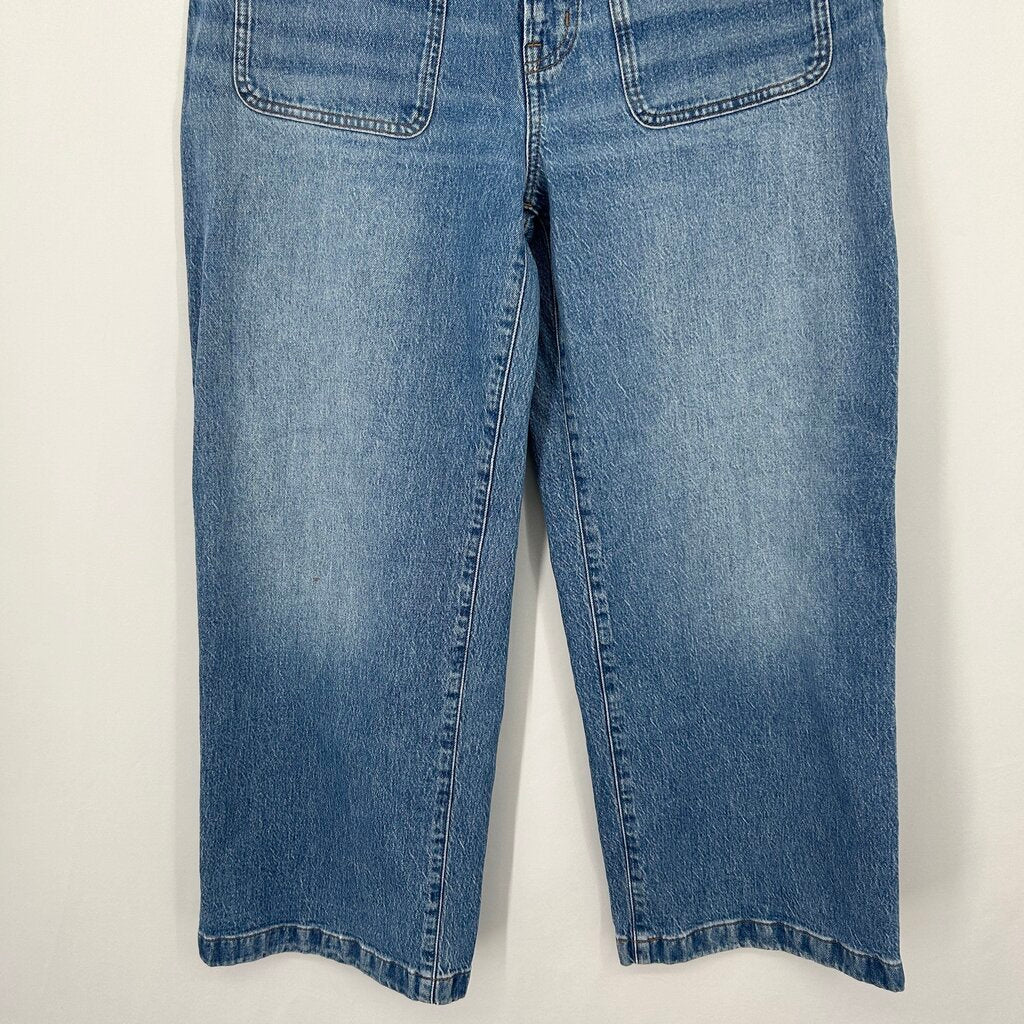 Madewell Wide Leg Cropped Jeans