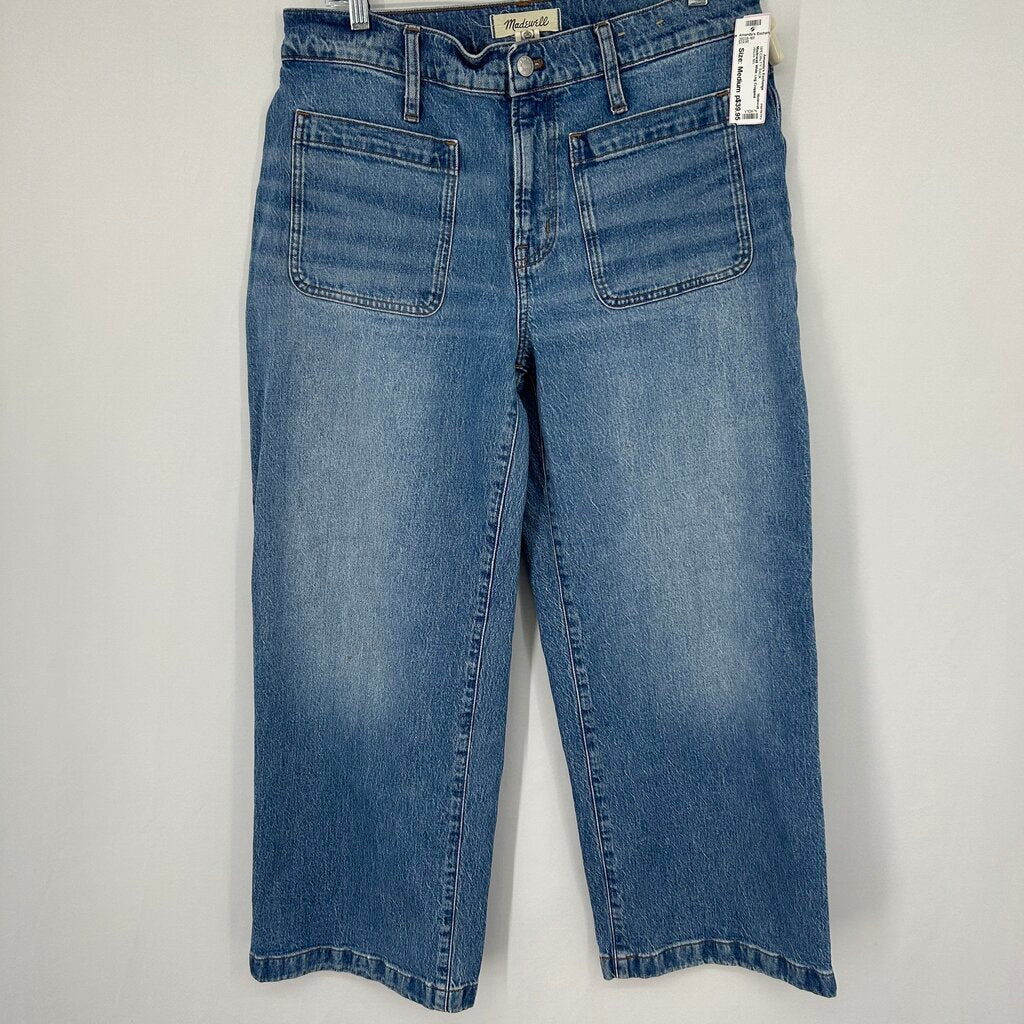 Madewell Wide Leg Cropped Jeans