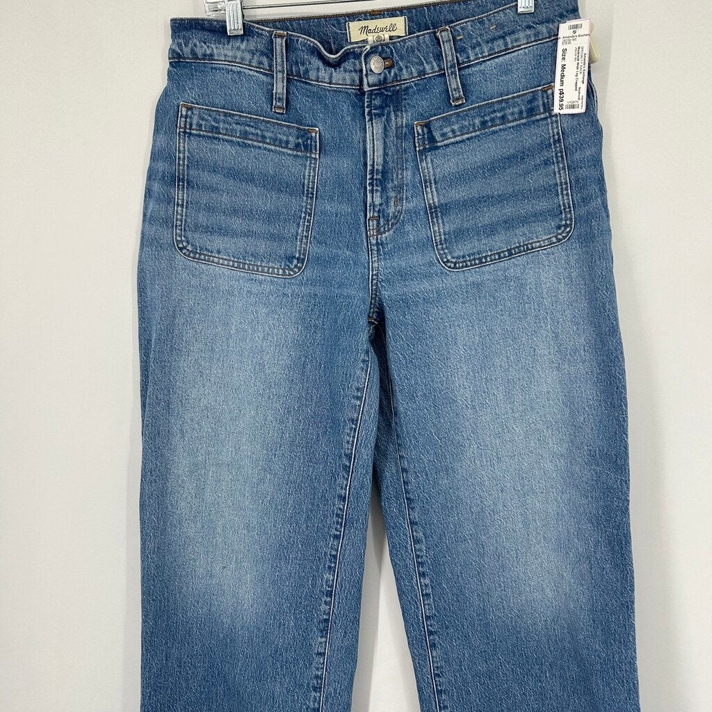 Madewell Wide Leg Cropped Jeans
