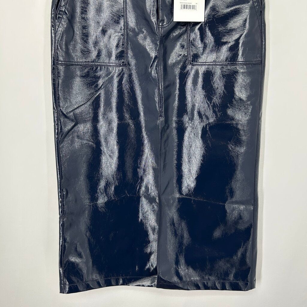 Pistola Faux Leather Skirt