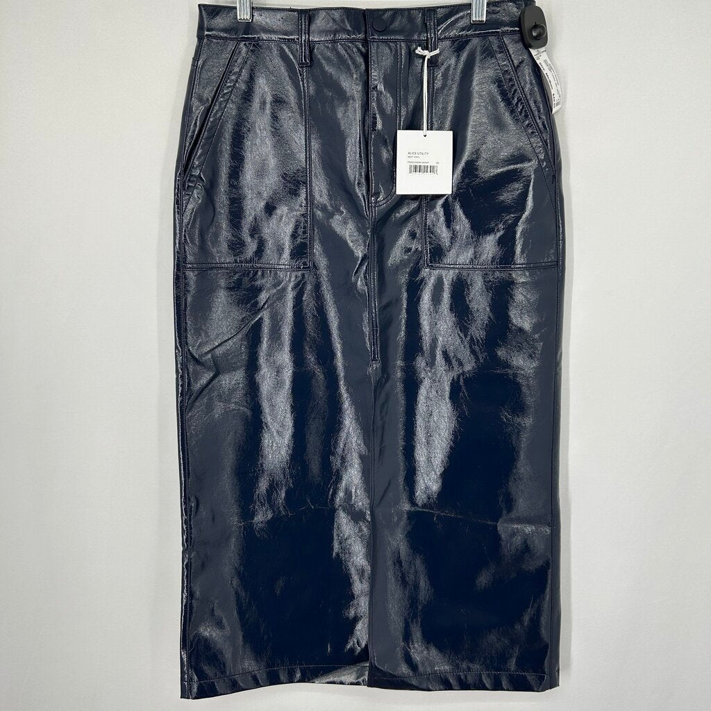 Pistola Faux Leather Skirt