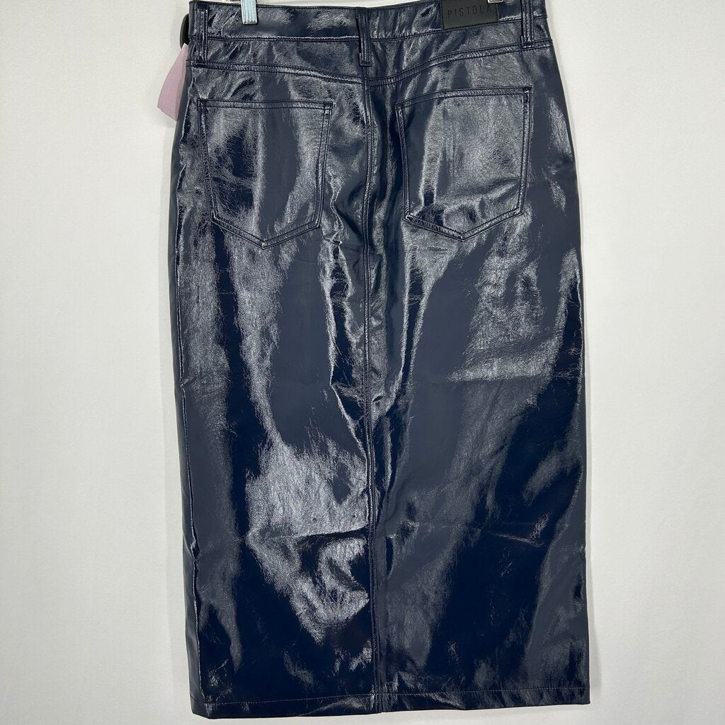 Pistola Faux Leather Skirt