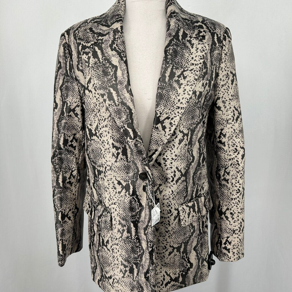 MNG Croco Blazer
