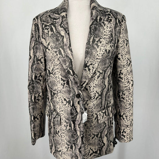 MNG Croco Blazer