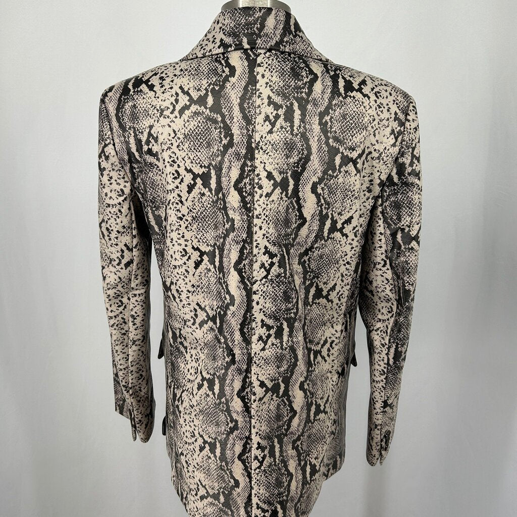 MNG Croco Blazer