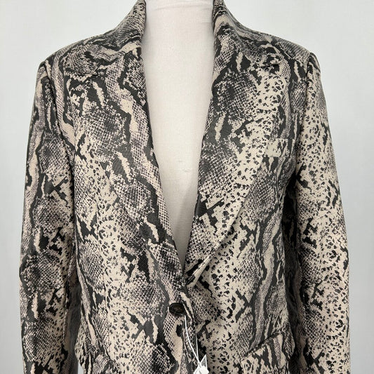 MNG Croco Blazer