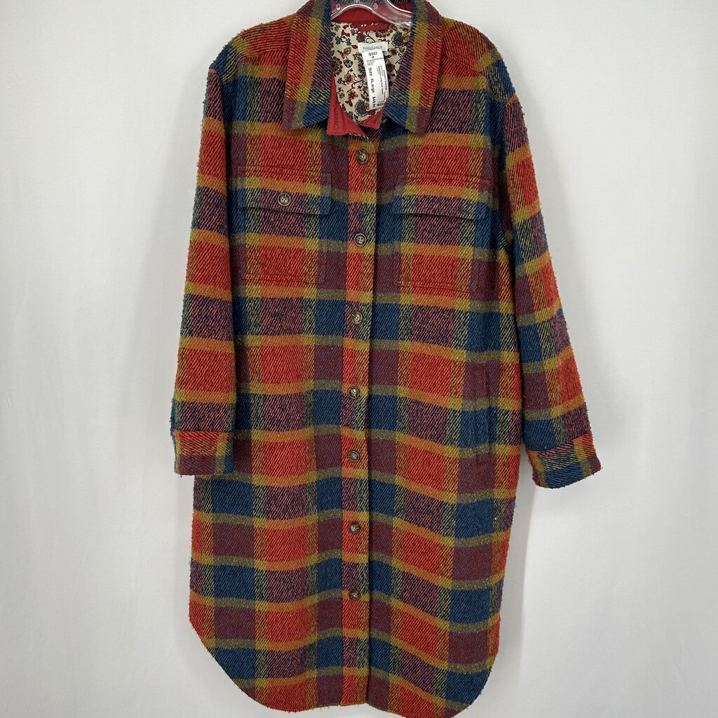 Sundance Long Plaid Jacket